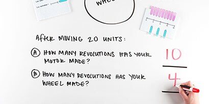 Using the grid makes it easier to visualize the problem and reach a solution