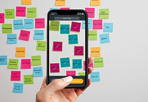 Economize tempo com o aplicativo Post-it