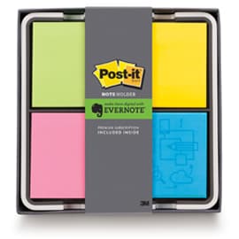 Post-it Note Collection com integração Evernote, com blocos de notas adesivas nas cores verde, amarelo, rosa e azul