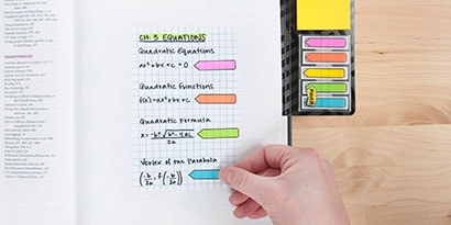 Continue a adicionar marcadores de página Post-it®
