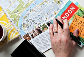 Priorize seus planos de viagem com Blocos Adesivos Post-it®